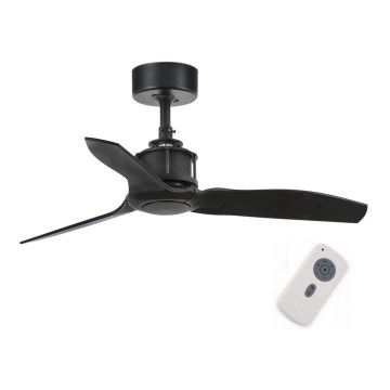 FARO 33424 - Ventilatore da soffitto JUST FAN nero d81cm  + telecomando