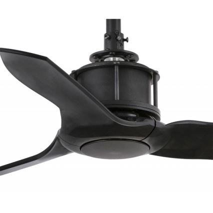 FARO 33424 - Ventilatore da soffitto JUST FAN nero d81cm  + telecomando