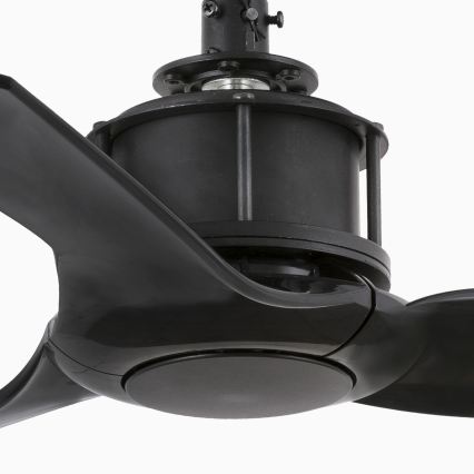 FARO 33424WT - Ventilatore da soffitto JUST FAN S Ø 81 cm nero Wi‑Fi Tuya + telecomando