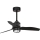 FARO 33424WT1N - Ventilatore da soffitto dimmerabile LED JUST FAN S LED/16W/230V Ø 81 cm nero Wi-Fi Tuya + telecomando