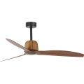 FARO 33435 - Ventilatore da soffitto WEAVER M Ø 128 cm marrone/nero + telecomando
