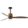 FARO 334351N - Ventilatore da soffitto WEAVER M con LED dimmerabile 16W/230V Ø 128 cm, marrone/nero + telecomando
