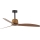 FARO 33435WT - Ventilatore da soffitto WEAVER M diam. 128 cm marrone/nero Wi-Fi Tuya + telecomando