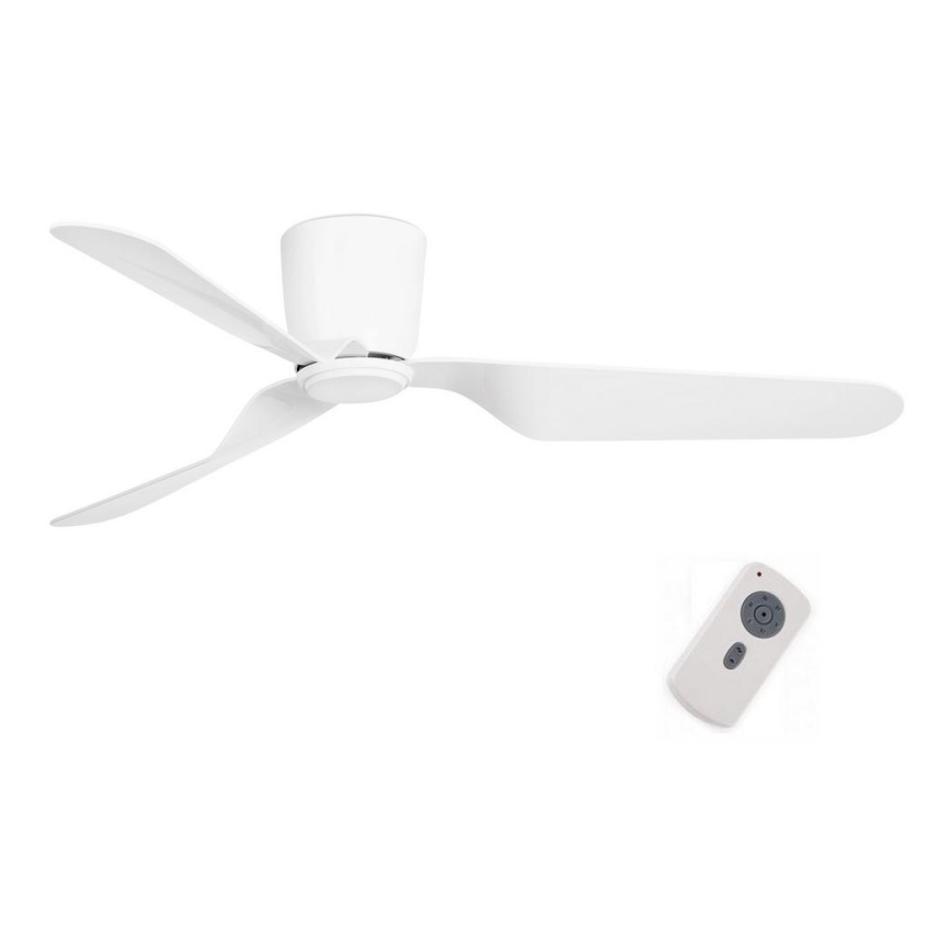 FARO 33471N - Ventilatore da soffitto PEMBA bianco + telecomando