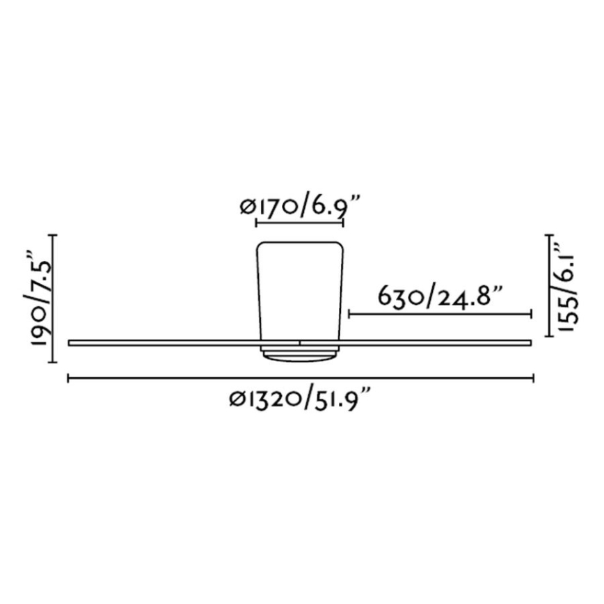FARO 33472 - Ventilatore da soffitto NIAS