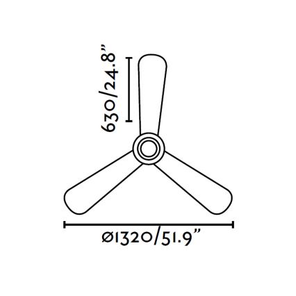 FARO 33472 - Ventilatore da soffitto NIAS