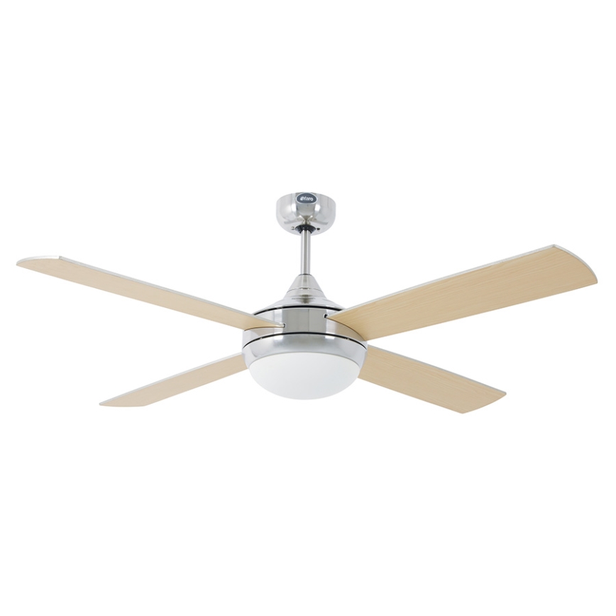FARO 33701 - Ventilatore da soffitto ICARIA con telecomando 2xE27/20W/230V grigi