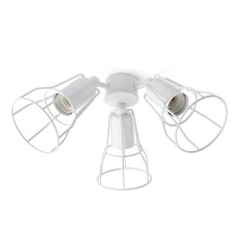 FARO 33716 - Lampada per ventilatore YAKARTA 3xE27/15W/230V bianco