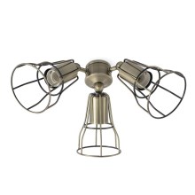 FARO 33717 - Lampada per ventilatore YAKARTA 3xE27/15W/230V bronzo