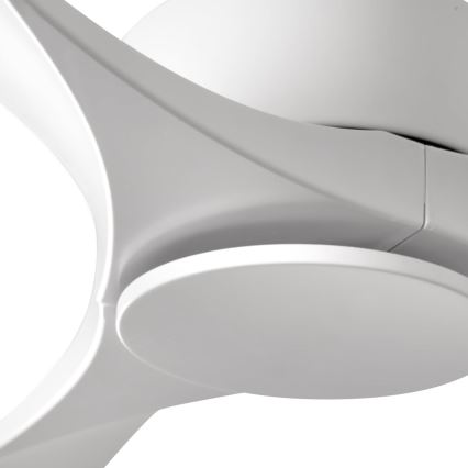 FARO 33750DCWT - Ventilatore da soffitto LUZON L bianco diametro 132 cm Wi-Fi Tuya + telecomando