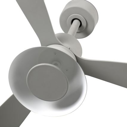 FARO 33762WT-24 - Ventilatore da soffitto dimmerabile a LED AMELIA L CONE LED/20W/230V 2700/3500/5000K gray dia. 132 cm Wi-Fi Tuya + telecomando