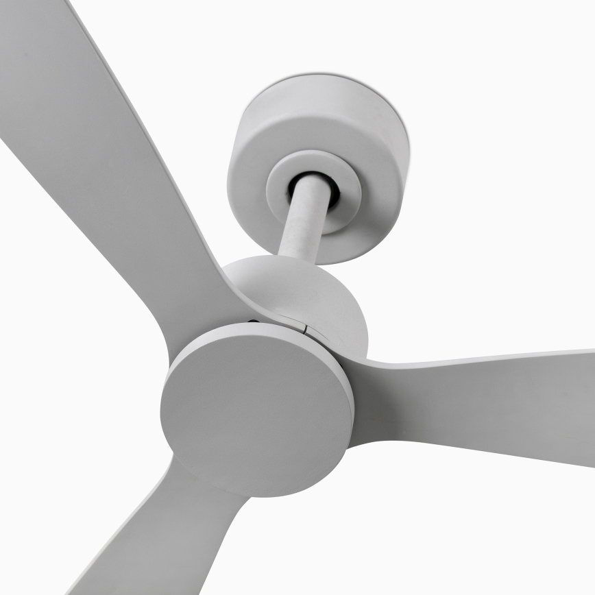 FARO 33762WT - Ventilatore da soffitto AMELIA L grigio diametro 132 cm Wi-Fi Tuya + telecomando