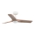 FARO 33805-1TW - Ventilatore da soffitto dimmerabile HEYWOOD con LED, 10W/230V, 2700/3000/4000K, finitura legno/bianco, Ø 90 cm + telecomando incluso