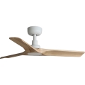 FARO 33805WT - Ventilatore da soffitto HEYWOOD S legno/bianco Ø 90 cm Wi-Fi Tuya + telecomando