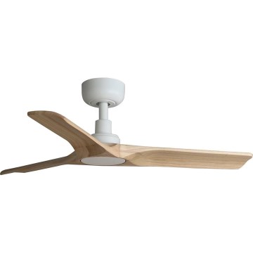 FARO 33805WT - Ventilatore da soffitto HEYWOOD S legno/bianco Ø 90 cm Wi-Fi Tuya + telecomando