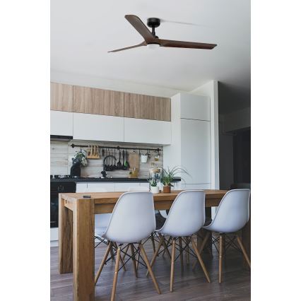 FARO 33809-1TW - Ventilatore a LED dimmerabile HEYWOOD LED/10W/230V 2700/3000/4000K diam. 132 cm + telecomando