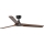 FARO 33809WT - Ventilatore da soffitto HEYWOOD L legno/nero diam. 132 cm Wi-Fi Tuya + telecomando