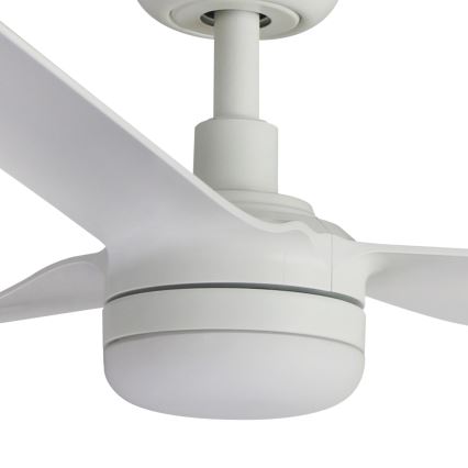 FARO 33814WT-20 - Ventilatore da soffitto LED dimmerabile PUNT M LED/18W/230V 2700/3000/4000K bianco ø 132 cm Wi-Fi Tuya + telecomando