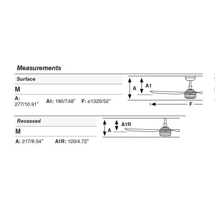 FARO 33816WT1S - Ventilatore da soffitto LED dimmerabile PUNT M LED/18W/230V 2700/3000/4000K Ø 132 cm beige/bianco Wi‑Fi Tuya + telecomando