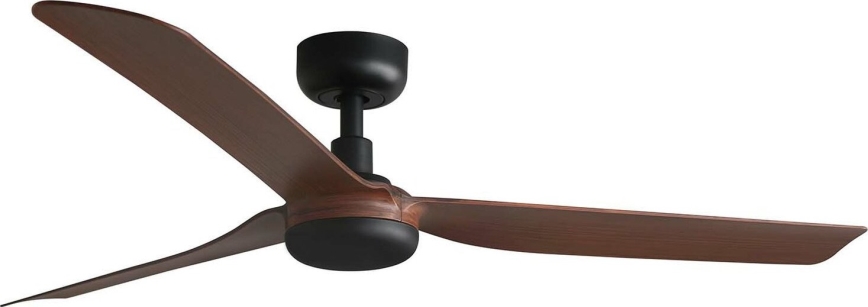 FARO 33817WT - Ventilatore da soffitto PUNT M marrone/nero diametro 132 cm Wi-Fi Tuya + telecomando