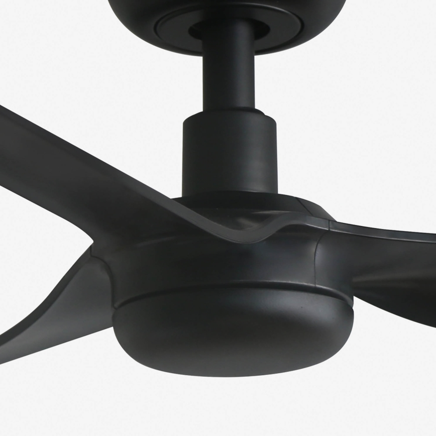FARO 33822WT - Ventilatore da soffitto MINI PUNT S nero diametro 90 cm Wi-Fi Tuya + telecomando
