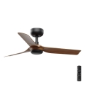FARO 33823 - Ventilatore da soffitto MINI PUNT S marrone/nero diametro 90 cm + telecomando