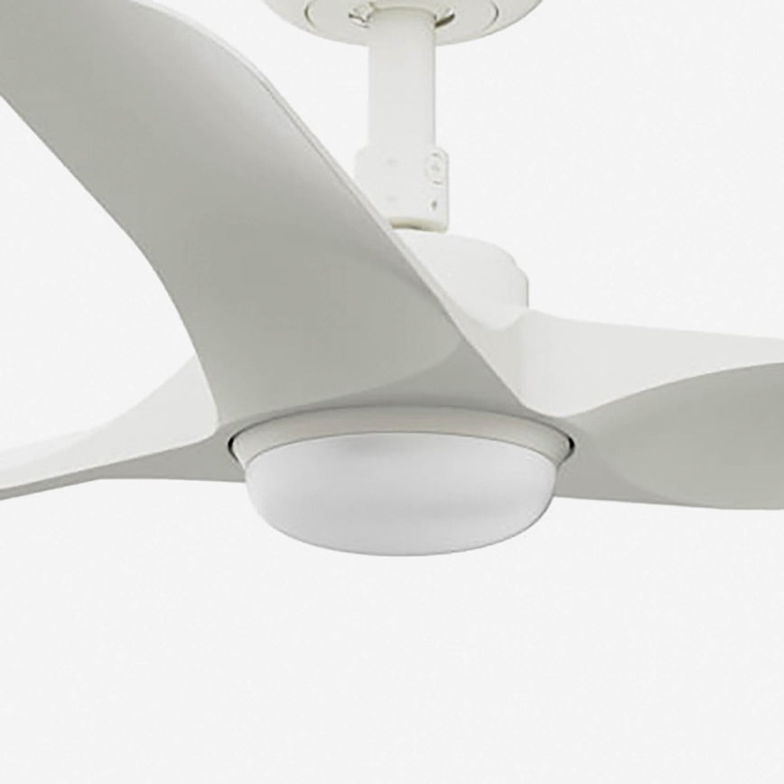 FARO 33824-1TW - Ventilatore da soffitto LED dimmerabile HEY S LED/10W/230V 2700/3000/4000K bianco Ø 90 cm + telecomando