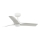FARO 33824WT1S - Ventilatore da soffitto LED dimmerabile HEY S LED/10W/230V 2700/3000/4000K Ø 90 cm bianco Wi-Fi Tuya + telecomando