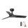 FARO 33825WP - Ventilatore da soffitto HEY S nero diametro 90 cm SMART + telecomando