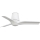 FARO 33826-1TW - Ventilatore da soffitto dimmerabile LED HEY TUB S LED/10W/230V 2700/4000/6000K bianco d 90 cm + telecomando