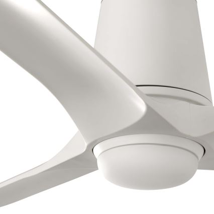 FARO 33826-1TW - Ventilatore da soffitto con LED dimmerabile HEY TUB S, 10W/230V, 2700/3000/4000K, bianco, diametro 90 cm + telecomando