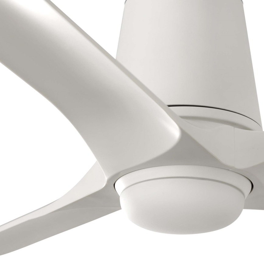FARO 33826WT-1TW - Ventilatore da soffitto dimmerabile a LED HEY TUB S LED/10W/230V 2700/4000/6000K bianco diametro 90 cm Wi-Fi Tuya + telecomando