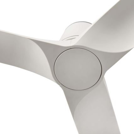 FARO 33826WT - Ventilatore da soffitto HEY TUB S bianco diametro 90 cm Wi-Fi Tuya + telecomando