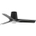 FARO 33827-1TW - Ventilatore da soffitto LED dimmerabile HEY TUB con LED/10W/230V 2700/3000/4000K nero Ø 90 cm + telecomando