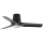 FARO 33827WT1S - Ventilatore da soffitto dimmerabile HEY TUB S - LED/10W/230V 2700/3000/4000K Ø 90 cm nero Wi-Fi Tuya + telecomando