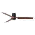 FARO 33831 - Ventilatore da soffitto PUNT TUB M marrone/nero diametro 130 cm + telecomando