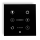 FARO 33988 - Pannello touch da parete per ventilatori da soffitto 230V nero