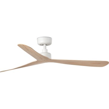 FARO 34195 - Ventilatore da soffitto ROCKER M diam. 132 cm beige/bianco + telecomando
