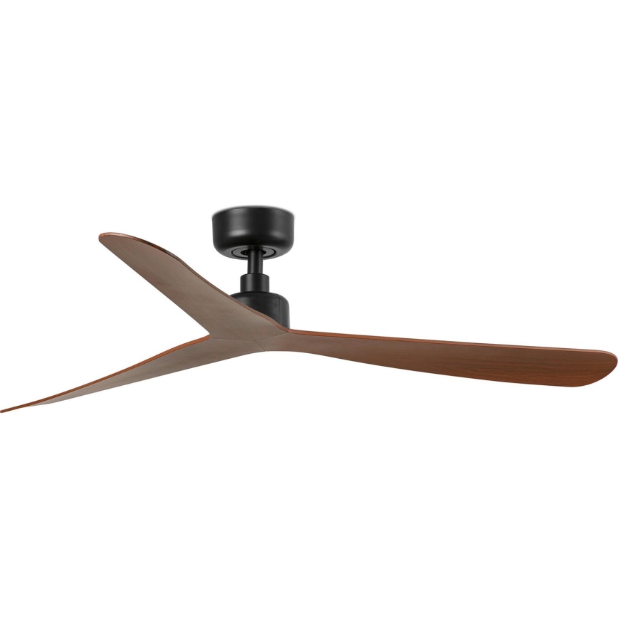 FARO 34197WT - Ventilatore da soffitto ROCKER M diam. 132 cm marrone/nero Wi-Fi Tuya + telecomando