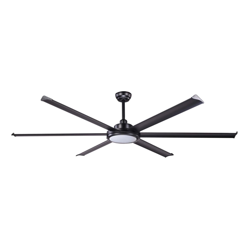 FARO 34203-130 - Plafoniera LED ROTTERDAM XL LED/32W/230V nero diametro 200 cm + telecomando