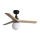 FARO 34284-11L - Ventilatore da soffitto KLIM S 1xE27/15W/230V legno/nero diametro 92,5 cm + telecomando