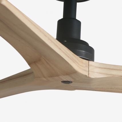 FARO 34284 - Ventilatore da soffitto KLIM S marrone/nero diametro 92,5 cm + telecomando