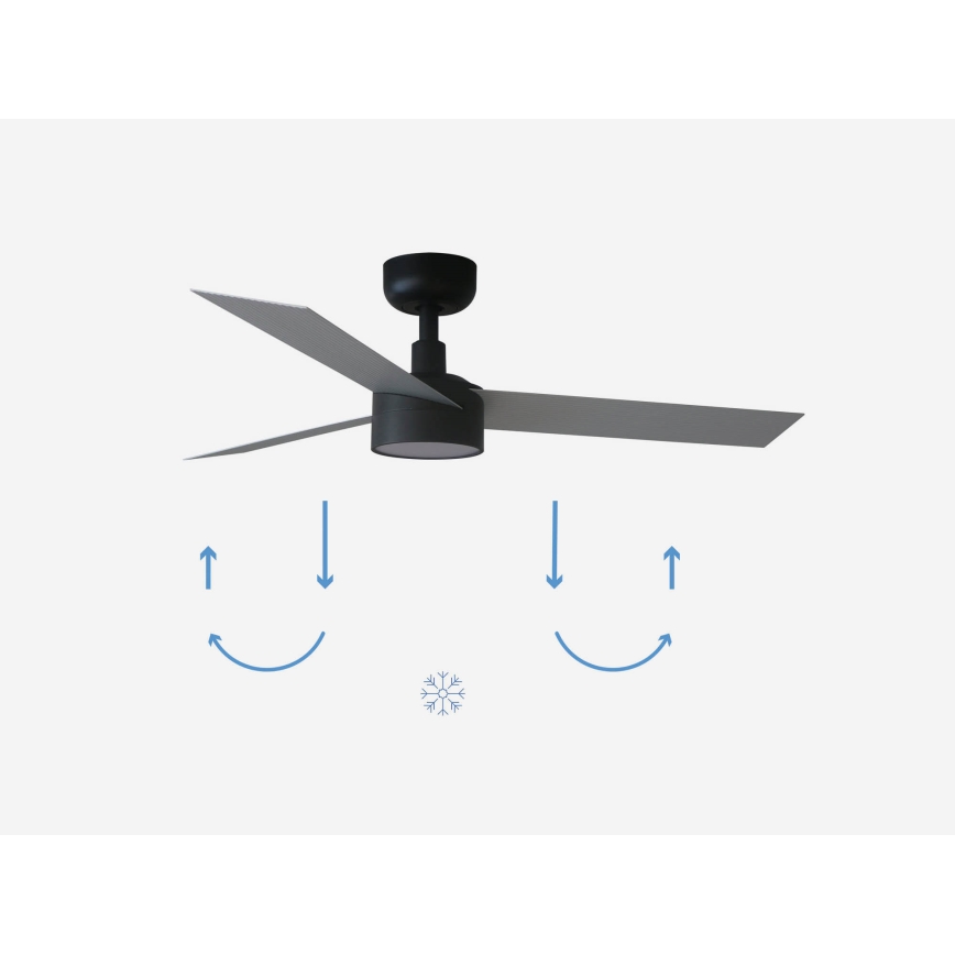 FARO 34285-1TW - Ventilatore da soffitto dimmerabile a LED CRUISER S LED/18W/230V 2700/4000/6500K diametro 106 cm + telecomando