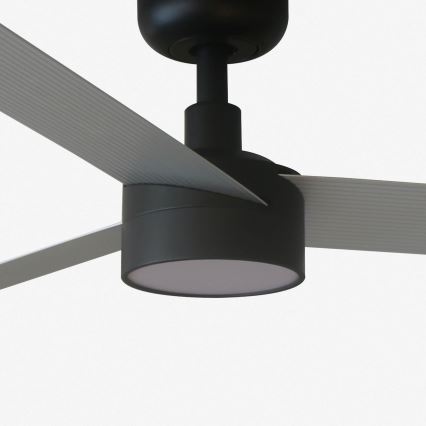 FARO 34286-1TW - Ventilatore da soffitto dimmerabile a LED CRUISER L LED/18W/230V 2700/3000/4000K Ø 132 cm nero/grigio + telecomando