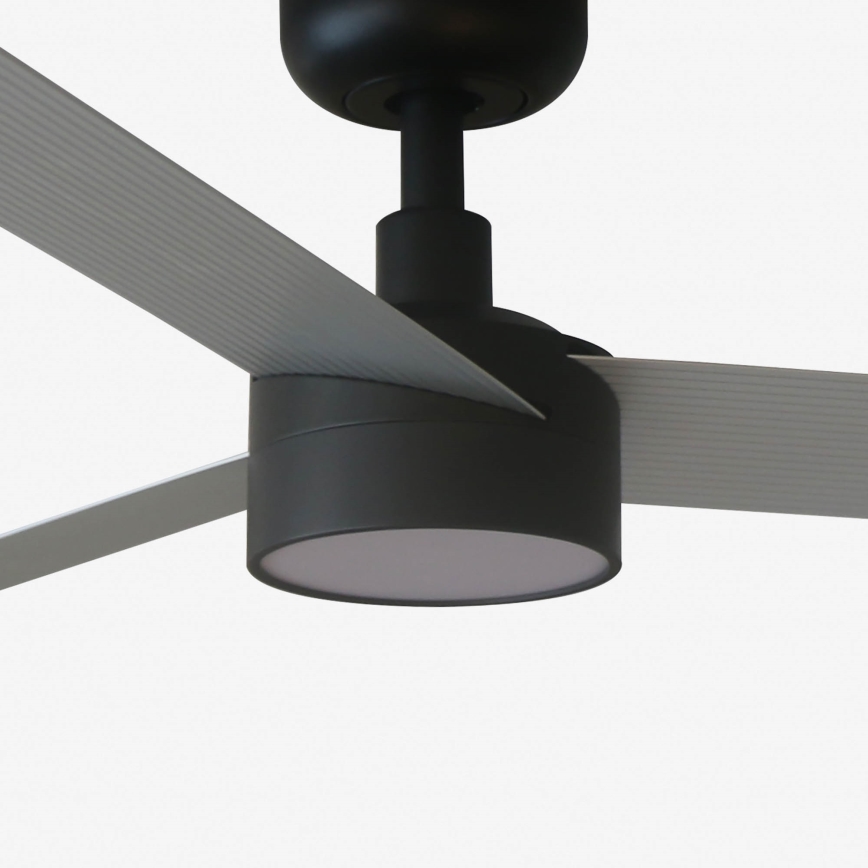 FARO 34286-1TW - Ventilatore da soffitto dimmerabile a LED CRUISER L LED/18W/230V 2700/3000/4000K Ø 132 cm nero/grigio + telecomando