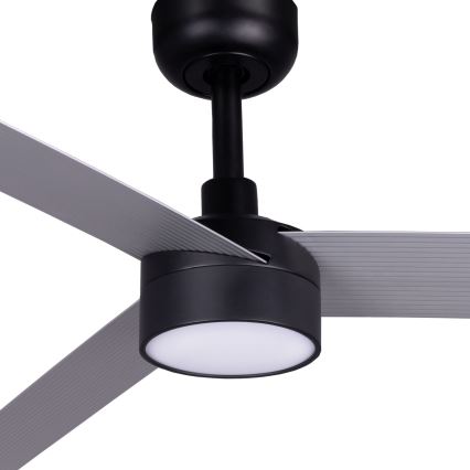 FARO 342871S - Ventilatore da soffitto LED dimmerabile CRUISER XL LED/18W/230V 2700/3000/4000K Ø 160 cm grigio/nero + telecomando