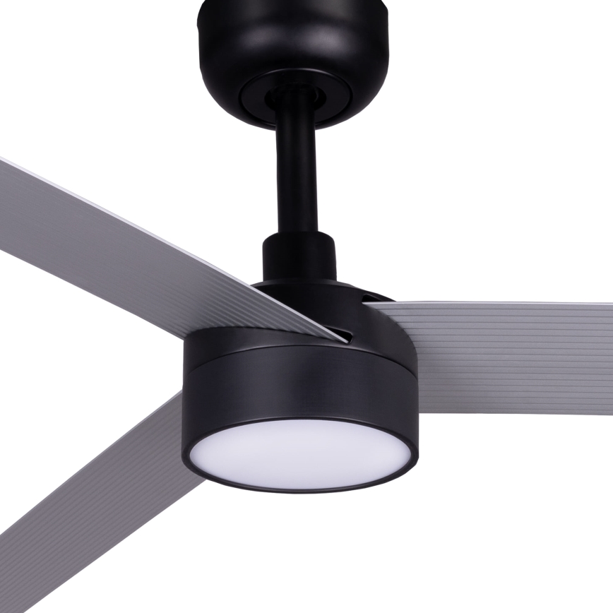 FARO 342871S - Ventilatore da soffitto LED dimmerabile CRUISER XL LED/18W/230V 2700/3000/4000K Ø 160 cm grigio/nero + telecomando