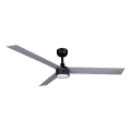 FARO 34287WT1S - Ventilatore da soffitto dimmerabile CRUISER XL LED/18W/230V 2700/3000/4000K Ø 160 cm grigio/nero Wi-Fi Tuya + telecomando