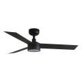FARO 34289WT1S - Ventilatore da soffitto dimmerabile a LED CRUISER S LED/18W/230V 2700/3000/4000K Ø 106 cm nero Wi-Fi Tuya + telecomando