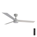 FARO 34290-1TW - Ventilatore a LED dimmerabile CRUISER LED/20W/230V 2700/3000/4000K Ø 132 cm bianco + telecomando